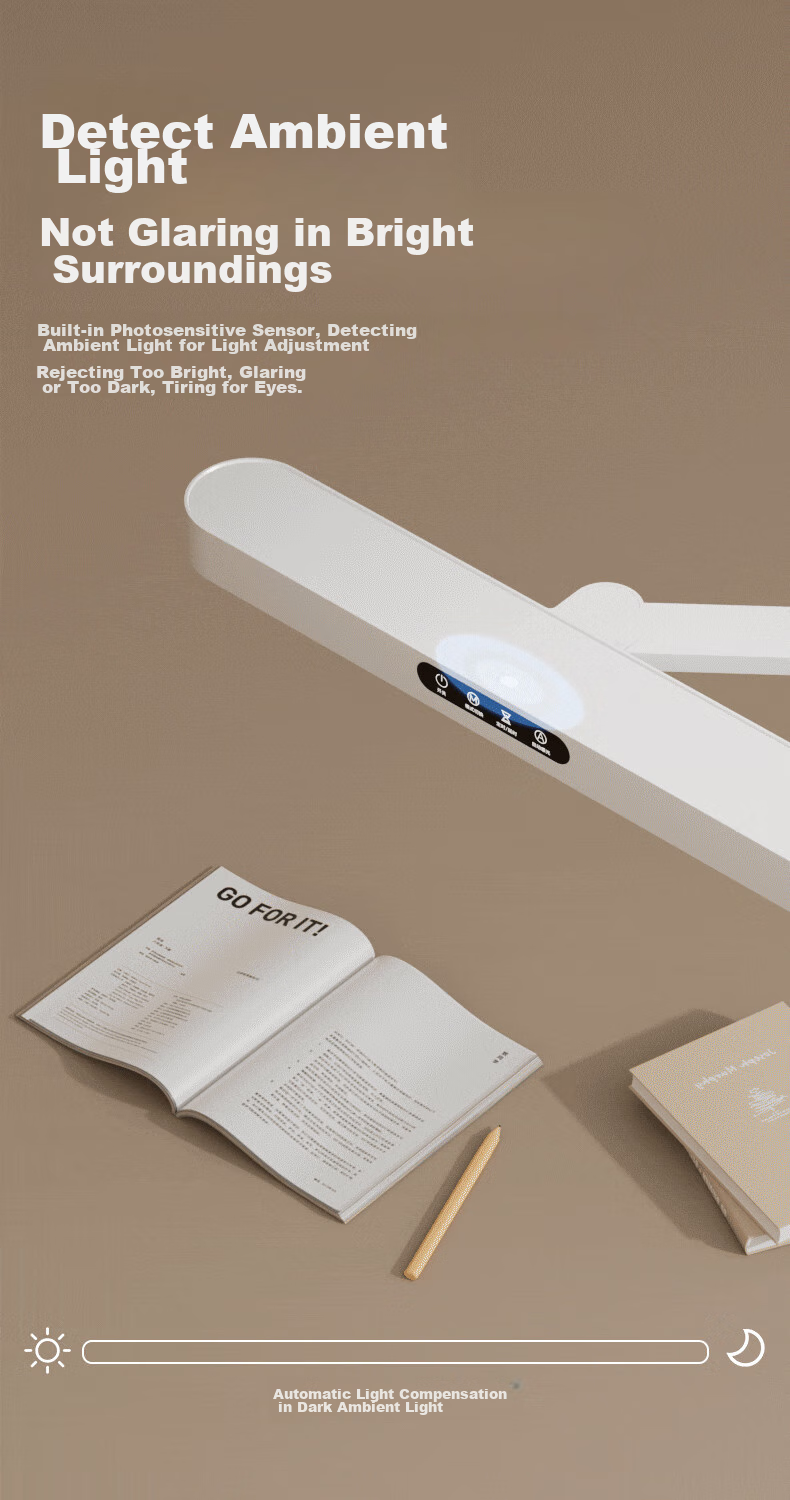 IGROW Sensor Desk Lamp for Primary School Students' Dormitory Study, Home Use, Plug-In Reading Light, Children's LED Eye Protection Lamp Chen Guang Pro 17