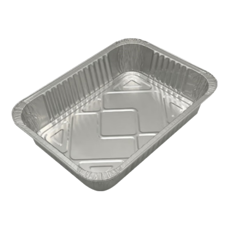 Faxilon Barbecue Aluminum Foil Trays, 4.9L*10 Pieces, Disposable Foil Baking Trays for Grilling Fish, Baking Oven, Outdoor Camping Picnic