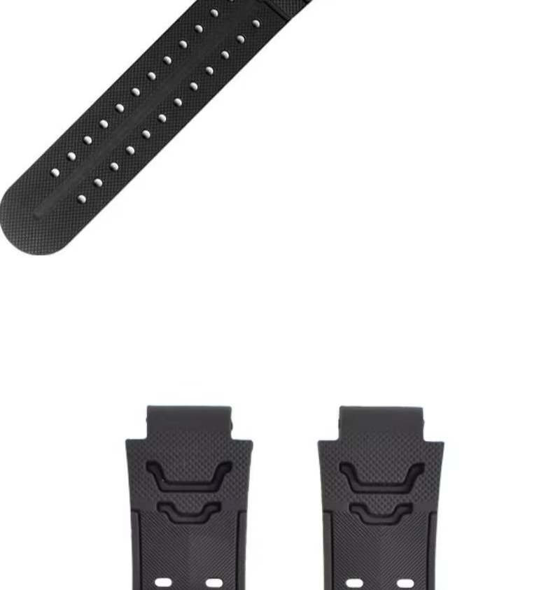 MAIKUQI Compatible Silicone Watch Band for Xiaotiancai Children's Smartwatch Z2/Z3/Z5/Z5A/Z6/Z6A/Z7/Z7A/Z8/Z9 + Screwdriver, Black 2