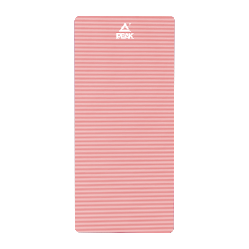 PEAK Yoga Mat Thickened And Widened for Men And Women, Fitness Training Exercise Shock-Absorbing Soundproof Non-Slip Mat for Children's Dance Practice, Pink