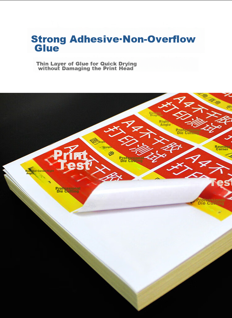Elifo Stickers, Adhesive Labels, A4 Self-Adhesive Printing Paper, Sticky Gold Yellow Backing Paper, Colored Matte Textured, 50 Sheets 12
