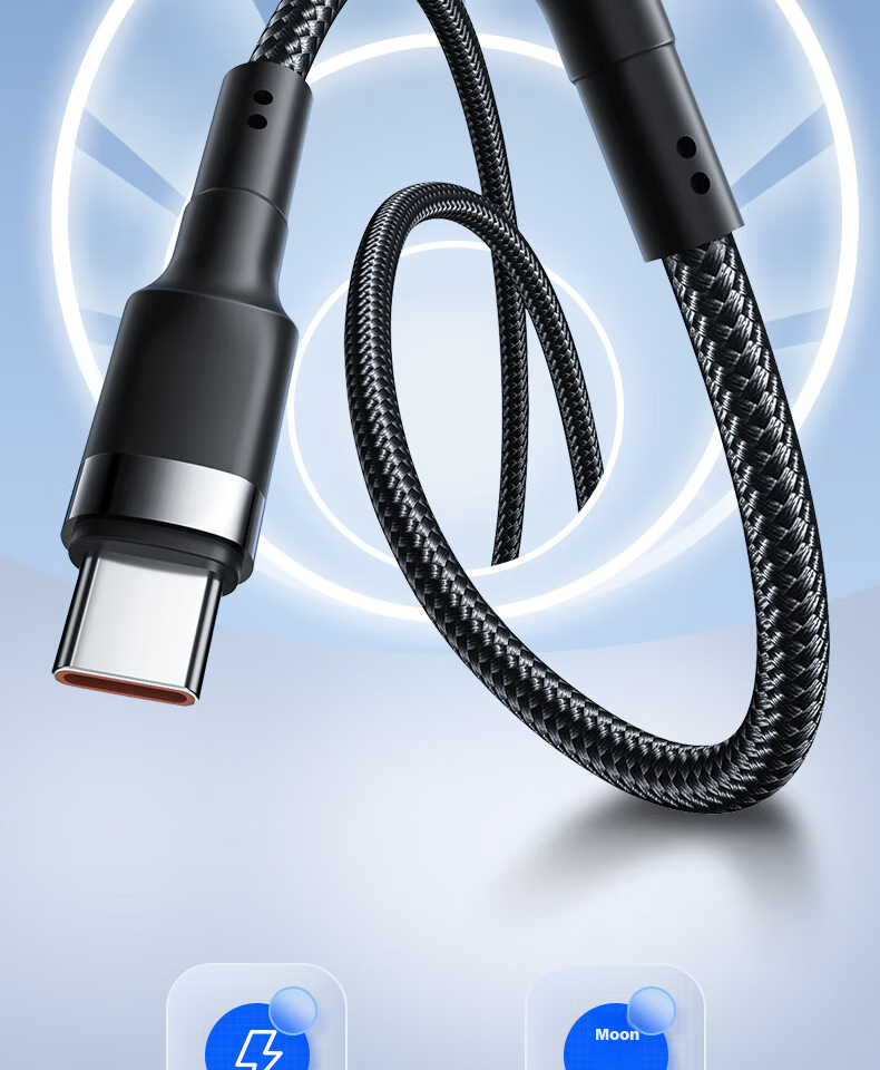 Nengshi Apple Charging Cable, IPhone 14 Data Cable, PD Fast Charging Cable, 30W Charger Cable, Suitable for 13 Pro Max/12 Plus/11 XS Phones, Charging Cable 2 Meters Black 2