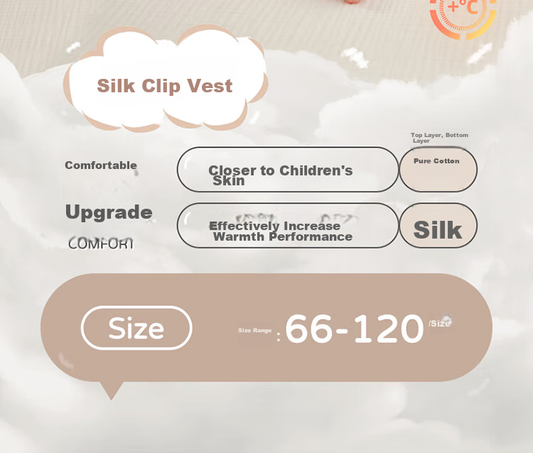 Labi Baby Children's Vest with Full Opening, Baby Waistcoat Spring And Autumn Boys And Girls Home Warm Vest, Khaki 110 3