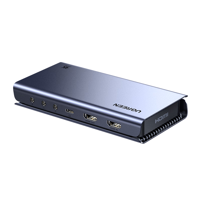 UGREEN HDMI Video Capture Card 4K60Hz HD 8K60Hz Loop-Out RGB24 Compatible with Switch2/PS5, Nikon, Sony Cameras, Smartphones, Tablets, Computers for Gaming Live Streaming And Recording