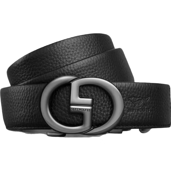 SEPTWOLVES Men's Belt with Automatic Buckle, Practical Gift Box, Self-Operated Anniversary Birthday Present for Boyfriend Or Husband