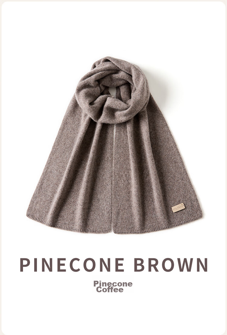 JIUMU 100% Cashmere Scarf for Women, Autumn And Winter Warm Neck Warmer, Gift for Women And Mothers, National Day And Birthday Present, Gift Box Set 19