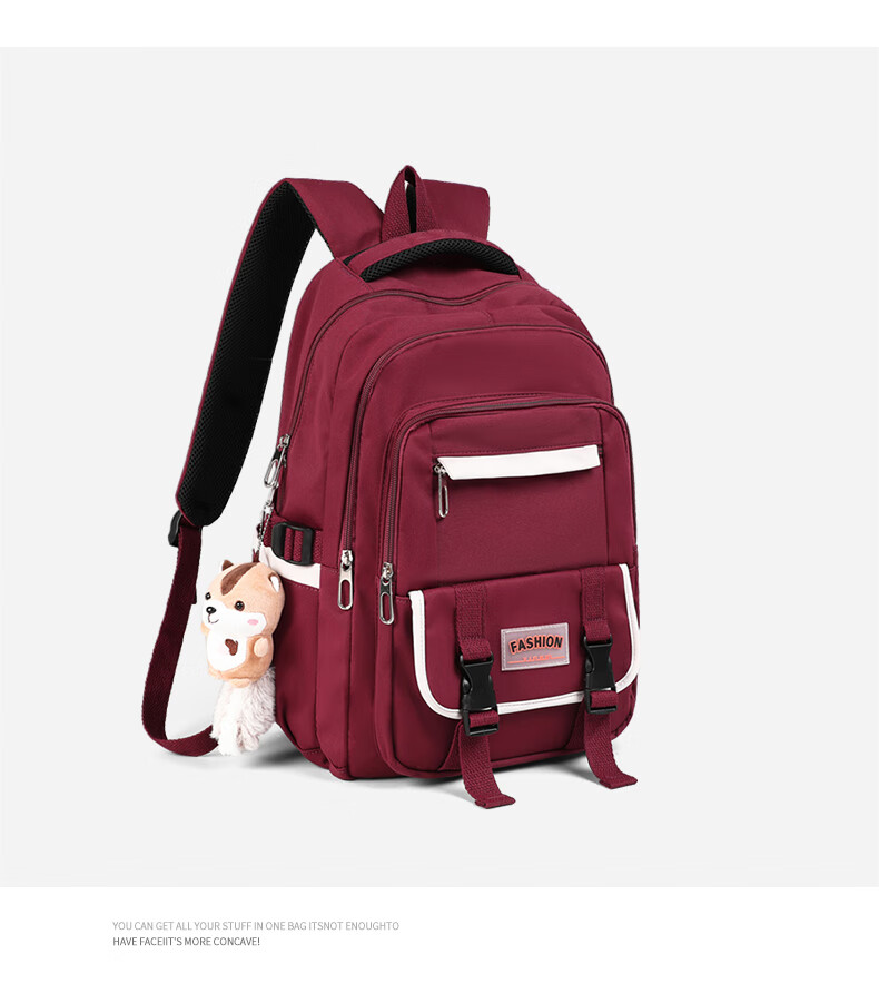 Aiqinghai Backpack, Large Capacity Schoolbag for College Students, Middle And High School Students, Elementary School Students, Spine Protection Laptop Bag for Grades 4-6 2