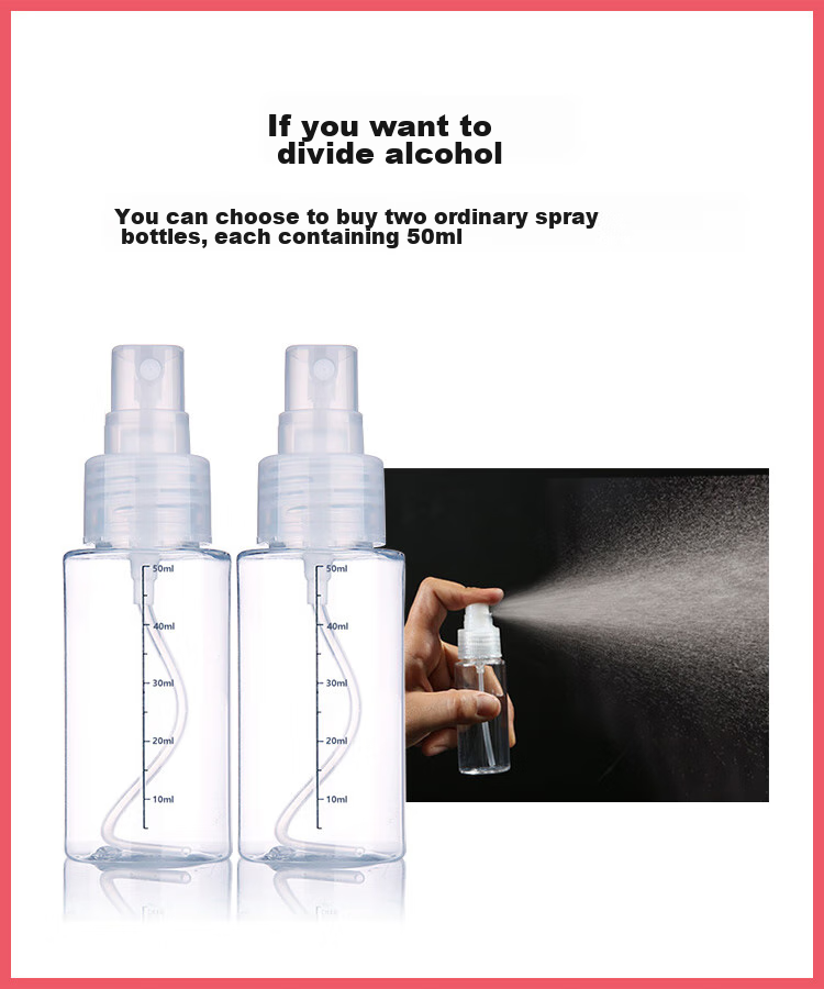 Meifuyu Vacuum Pump Spray Bottles, 50ml*2, Toner Spray Bottles, Empty Bottles, MF0471 15