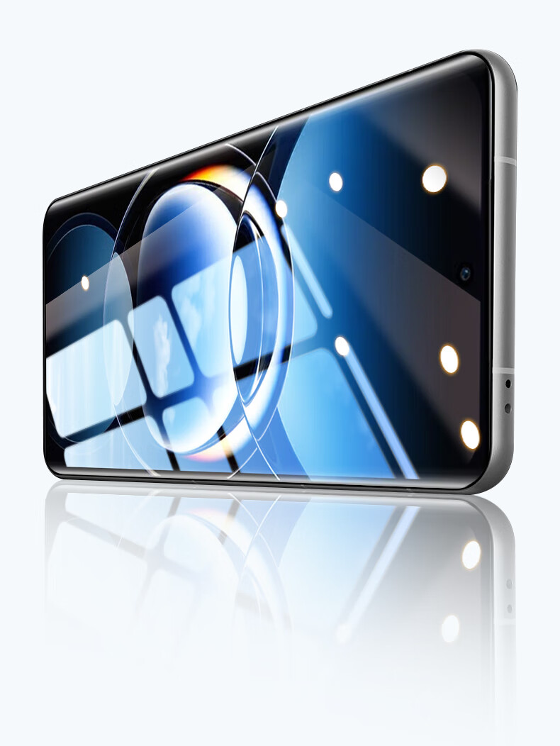 Baoluo [Damage Compensation] Tempered Glass Screen Protector for OPPO Find X7 Full-Coverage Curved HD Anti-Scratch Anti-Fingerprint Film 3