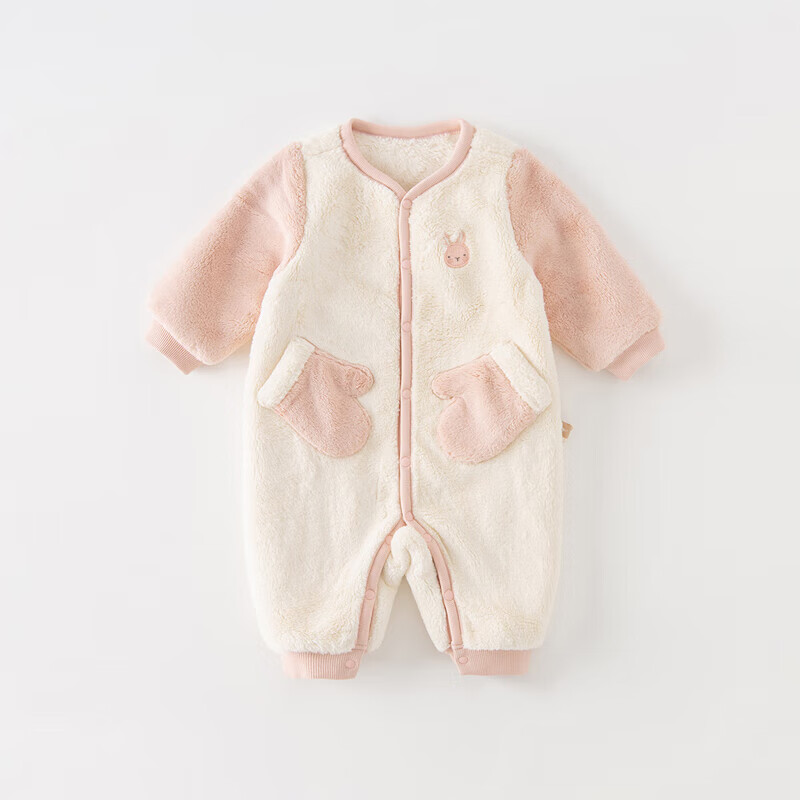 DAVE & BELLA Newborn Autumn Winter Baby Boys Romper Girls Outing One-piece Anti-static