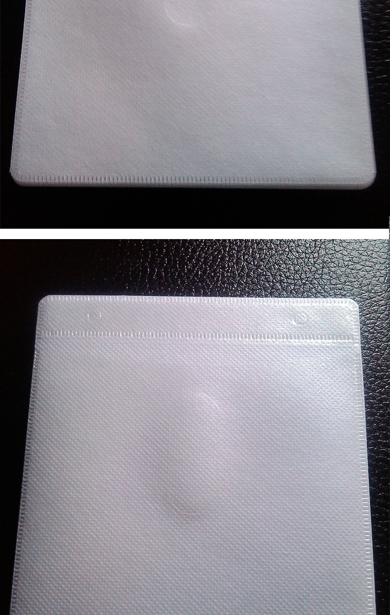 UBILI CD/DVD Storage Bags Double-Sided PP Sleeves 100pcs/Pack 9405 1