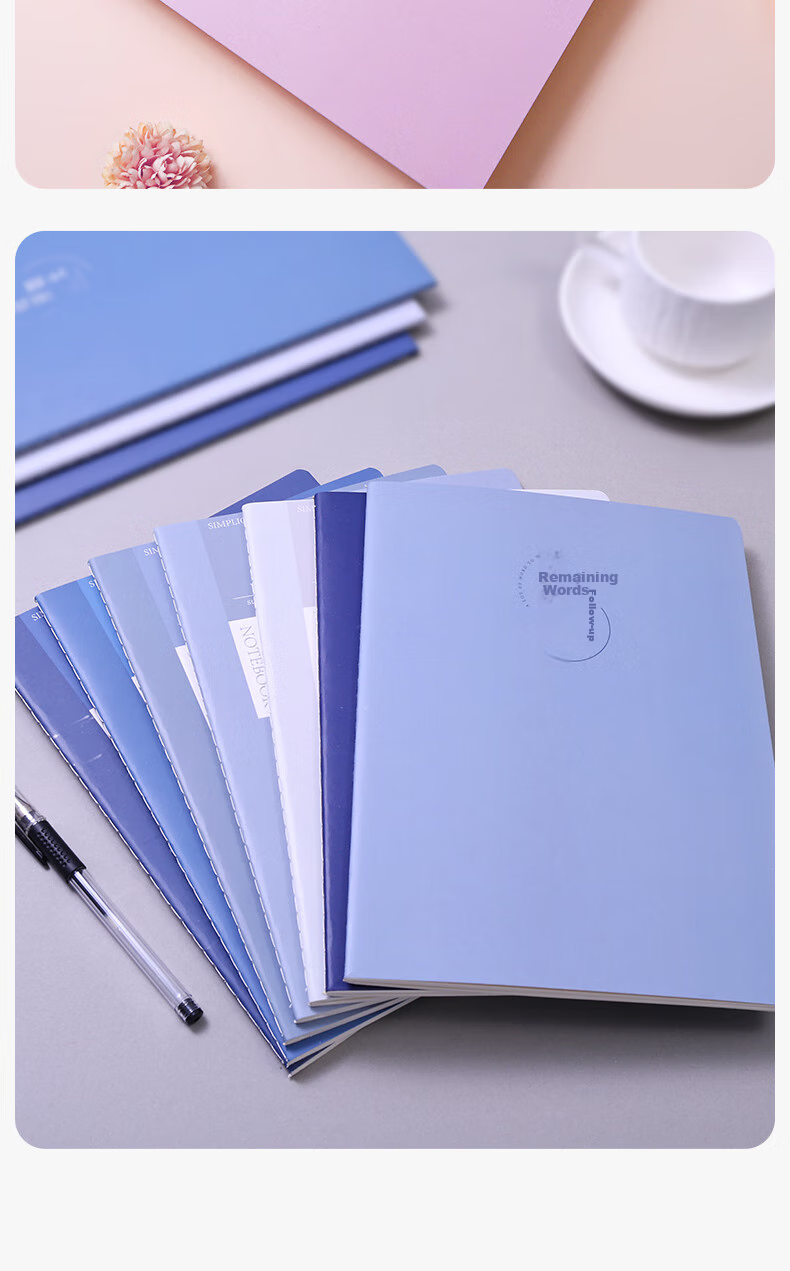 Youxueku A5 Soft Cover Lined Notebook, High-Quality Stitched Notebook for Students And Exam Preparation, Error Correction Book with Text Style, Sweet Design, 4-Pack Set, Mid-Autumn Festival Gift 20
