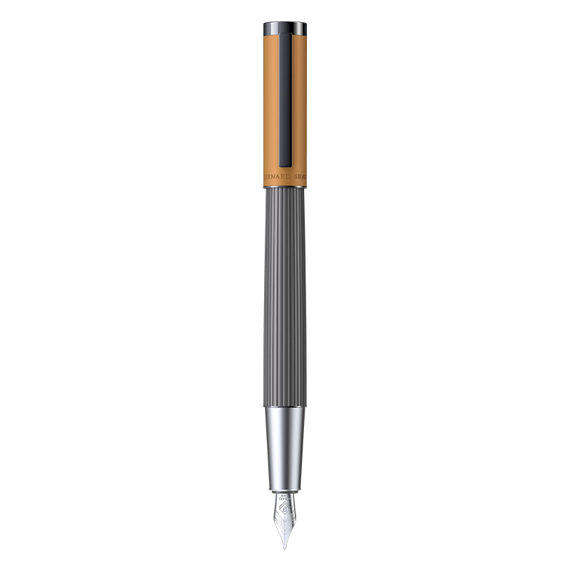 Bernard Shaw Mid-Autumn Festival And National Day Gift Fountain Pen, High-End Luxury [Lighthouse] Micro Orange Single Pen Gift Box, Premium Business Office Signing Pen Gift