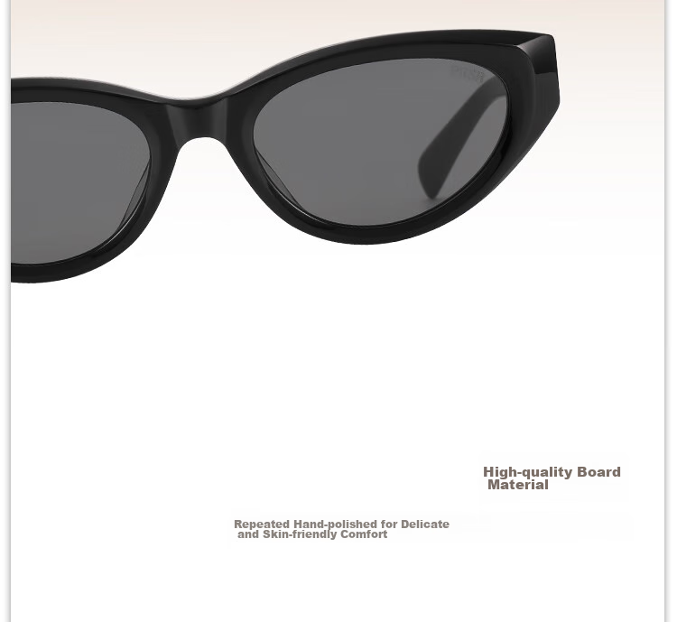 Prsr [Qianjin Frame] Celebrity-Style Sunglasses, High-End Retro Cat-Eye Sun Protection Glasses PS3062-B 3