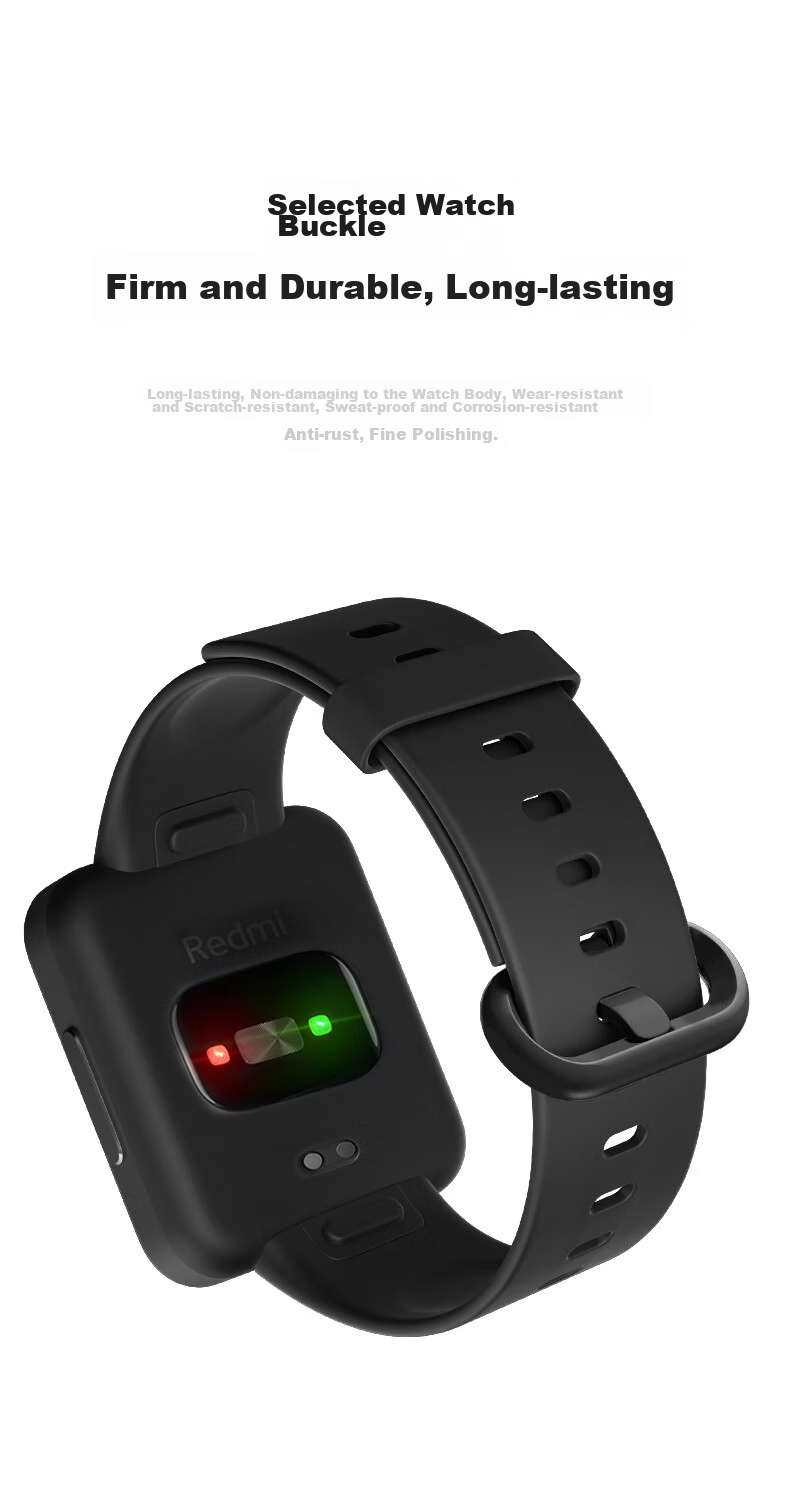 CangHua Compatible with Redmi Watch 2 Strap, Redmi Watch 2 Sports Edition Watch Band, Waterproof Breathable Sports Silicone Replacement Strap, Blue 15