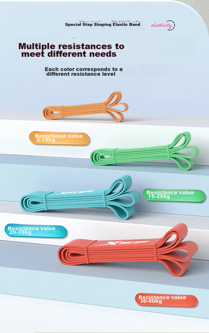 XTEP Elastic Band, Fitness Pull-Up Assistance Band, Elastic Rope, Single Bar Training, Track And Field Resistance Band, Leg Exercise Band, Gree 20