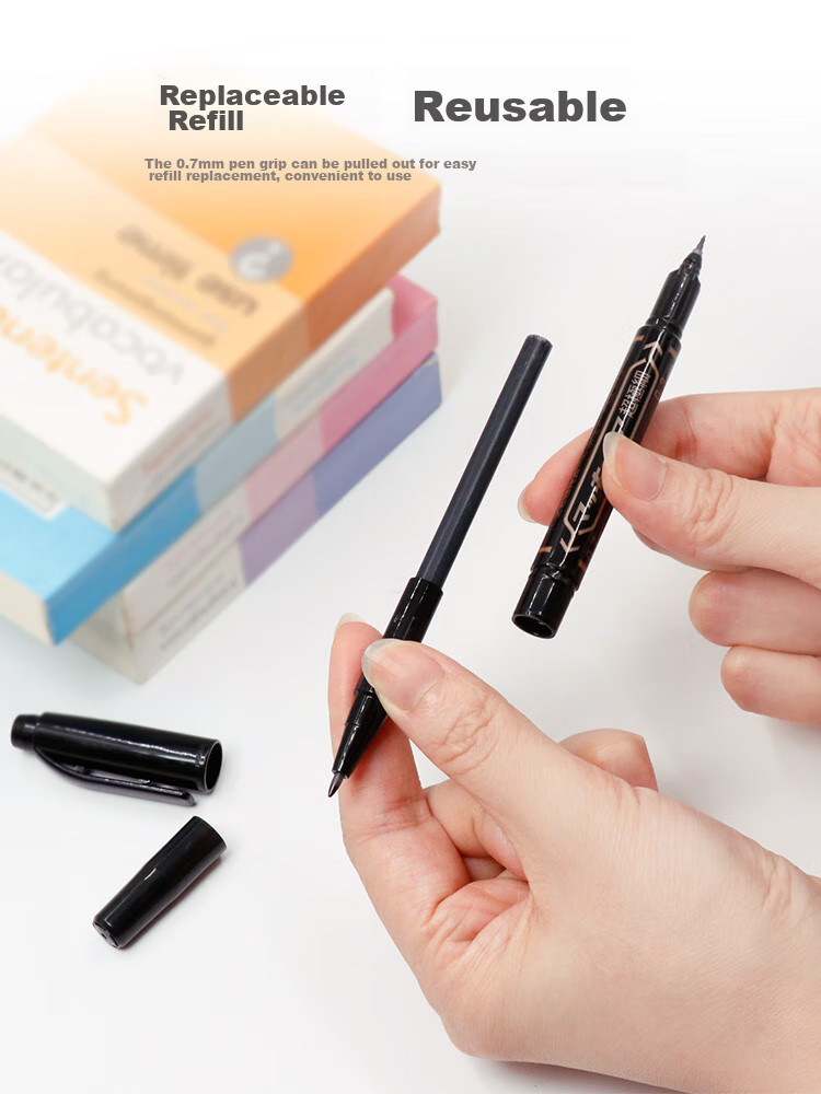 ZEBRA Retractable Marker Pen, Oil-Based Colorful Marker/logistics Chalky Pen/signature Pen, P-YYSS6, Gree 4