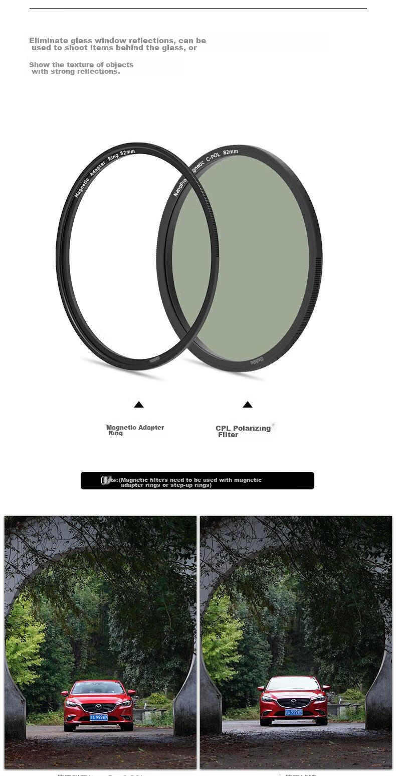 Haida NanoPro Magnetic ND0.9 (8x) Neutral Density Filter, 67mm, 3 Stops, Medium Gray Density Filter, Suitable for Canon, Nikon, Sony, Fuji And Other Camera Lenses 8