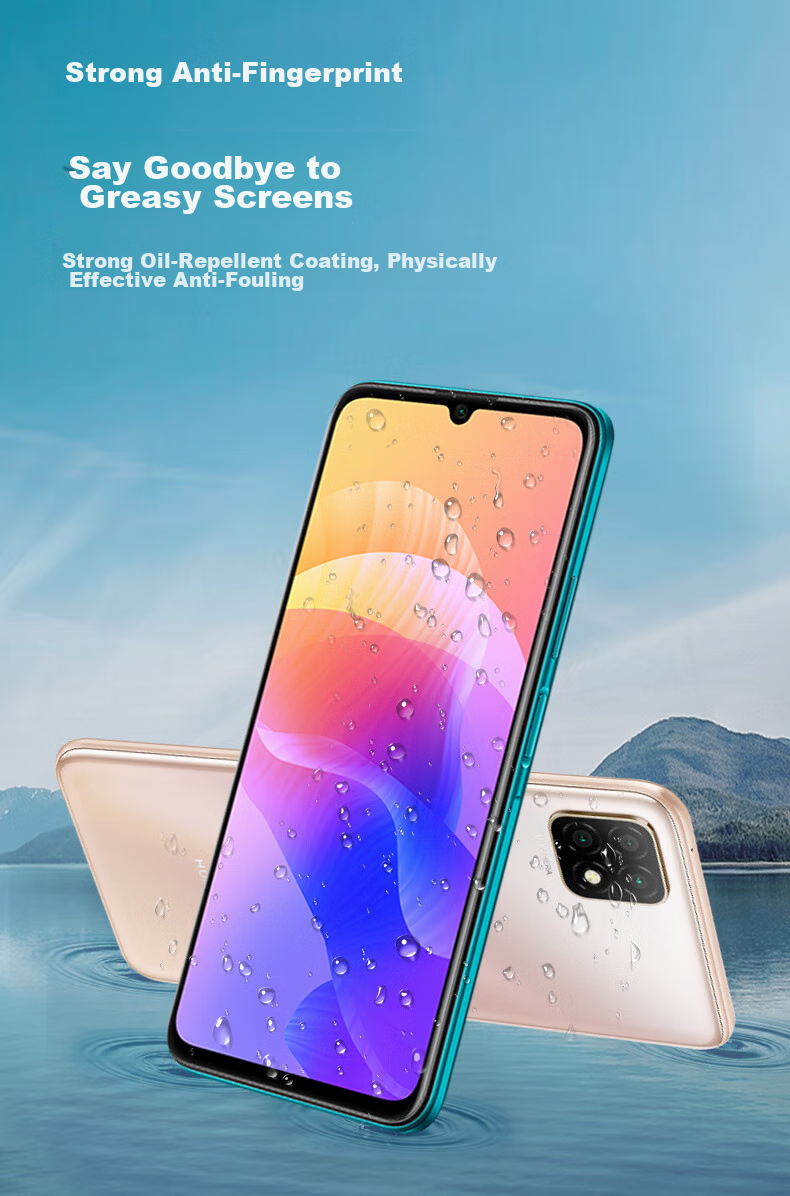 Fly Planet [2-Pack] Tempered Glass Screen Protector for Huawei Enjoy 90 / Enjoy 90 Plus - HD Anti-Fingerprint, Drop Protection, Dust-Free Installation Box 4