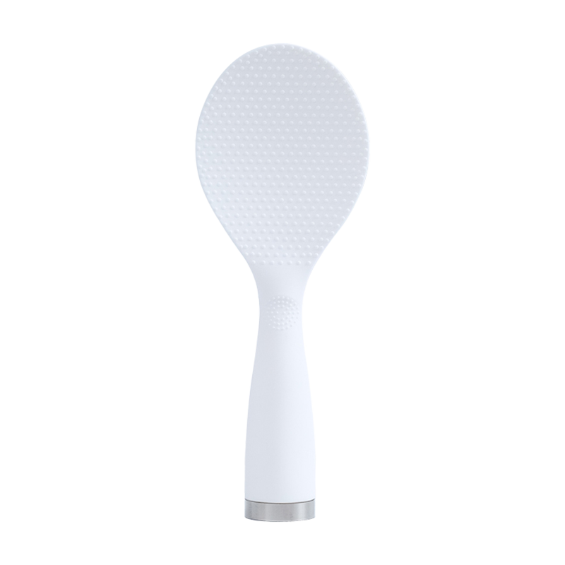Edo Rice Spoon, 3D Polka Dot Non-Stick Rice Scoop, Standing Integrated Electric Rice Cooker Rice Ladle And Spatula, White
