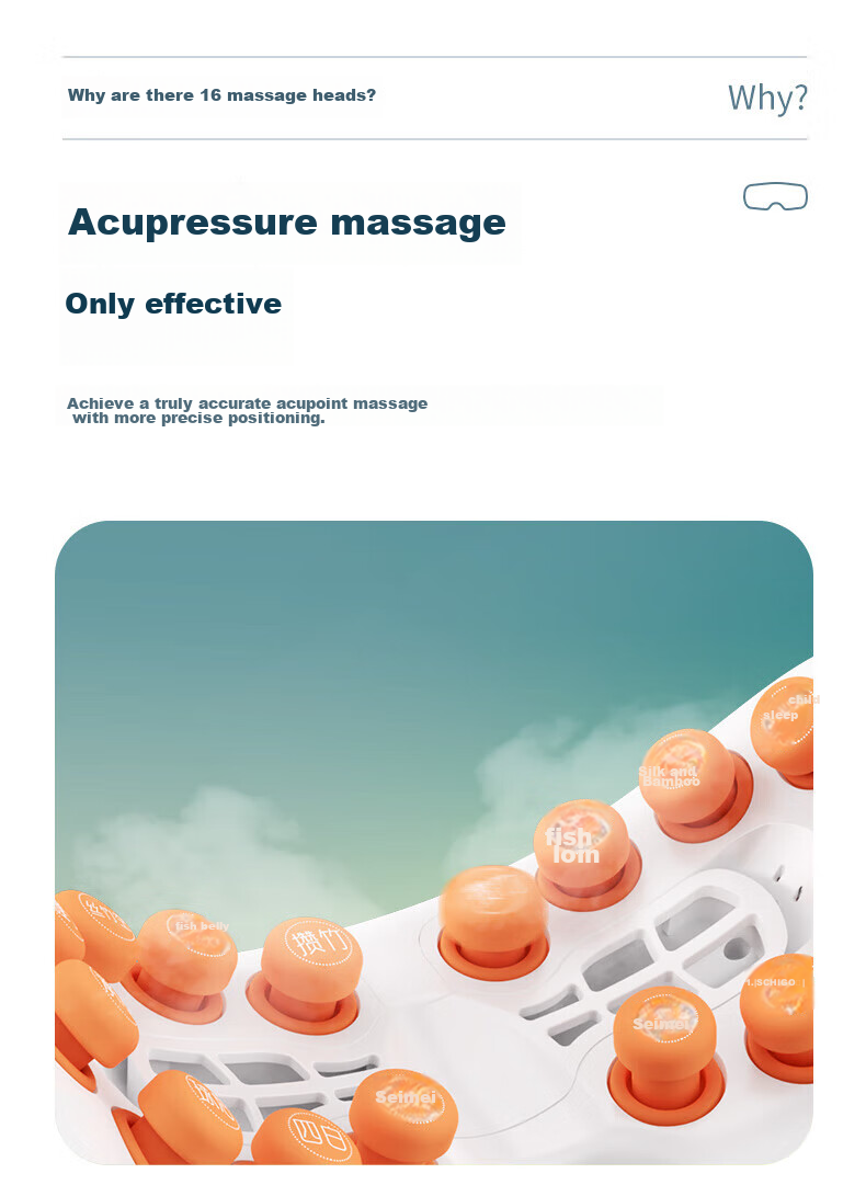 Manyue Q7 Eye Massager, Steam Atomization Eye Care Device for Adults, Eye Massage Mask, Birthday Gift 6