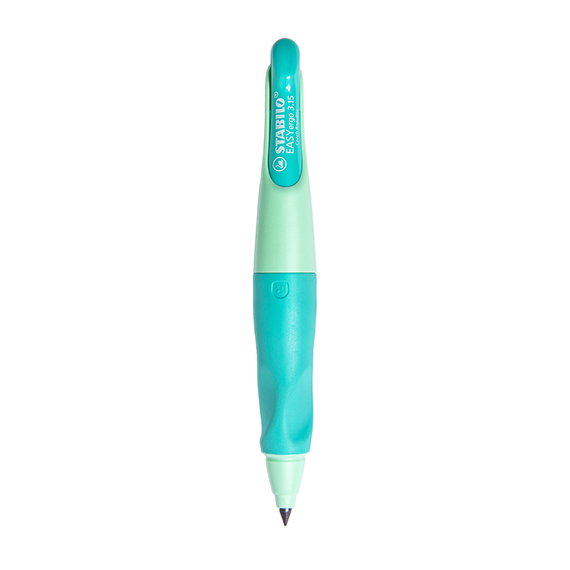STABILO Chubby Pencil [Graduation Gift for Men And Women], German Children's Mechanical Pencil 3.15mm, Safe Non-Toxic Ergonomic Stationery, Mint Gree
