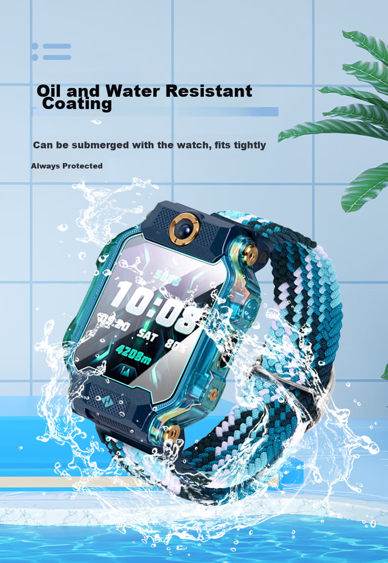 Xuanyi [Two-Pack] Tempered Glass Screen Protector for Xiaotianc Z9 Pro, Children's Watch Z8a/Z8 Blue Light Film, Z9 Youth Edition Phone Watch Blue Light Protective Film, Z9 Purple Light Watch Film 5