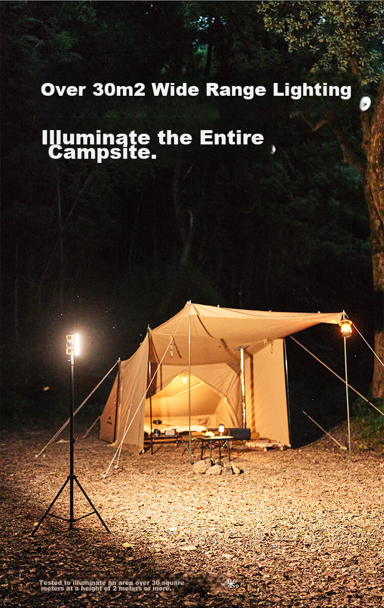 Naturehike Portable Camping Lantern with Long Battery Life for Outdoor Activities And Tents, Rechargeable LED Light in Ivory White 3