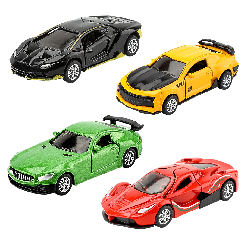 Cawndilla Families Children's Alloy Toy Car, Boys' Car Model, Lamborghini Ferrari Display Piece, Birthday Gift for Boys And Girls