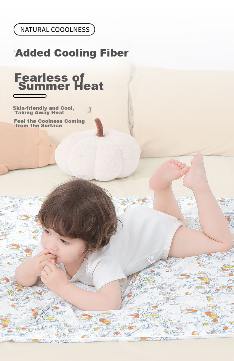 Nanjiren Baby Blanket, Children's Air Conditioning Quilt, Spring And Autumn Cool Quilt, Antibacterial Kindergarten Student Nap Quilt, Cooling Quilt 4
