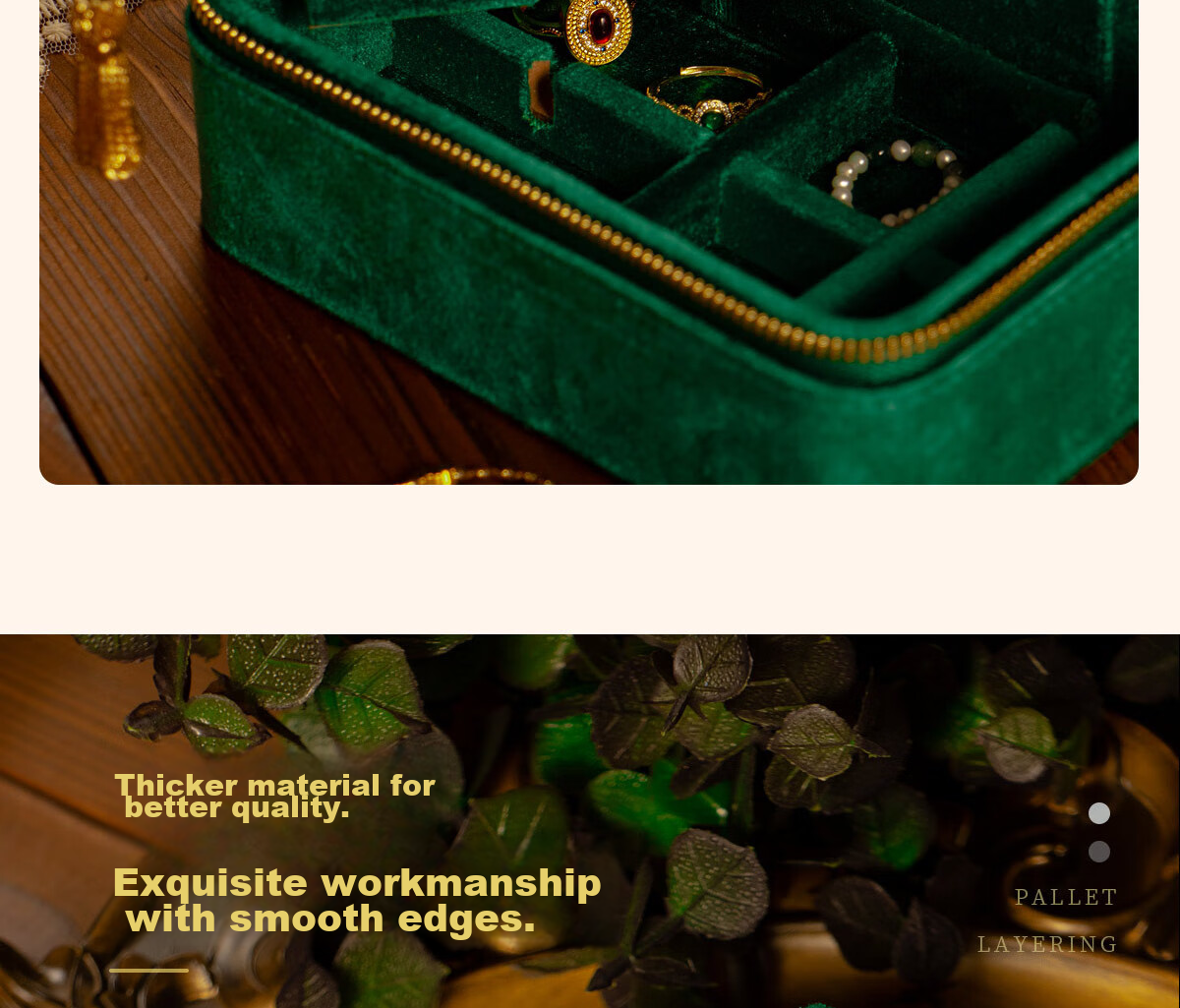 Fanyejia Jewelry Storage Box for Rings, Earrings, Necklaces, High-End Jewelry, Anti-Oxidation, Dustproof, Portable Accessory Box 10