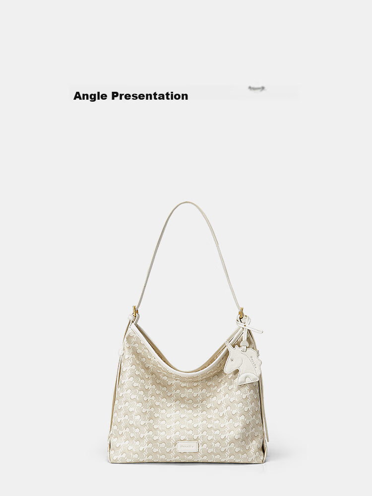 NUCELLE Wave HOBO Handbag for Women, Light Luxury Large Capacity Bucket Bag, Shoulder Crossbody Underarm Commuter Ladies Bag, Birthday Gift 26