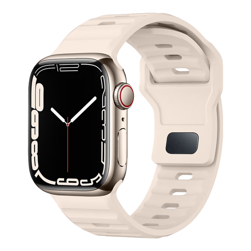 BHO Compatible Apple Watch S12 Band, Apple Watch S11/ultra4 Stepped Silicone Strap, IWatch S10/9/8/7/se3/ultra2 Sports Band