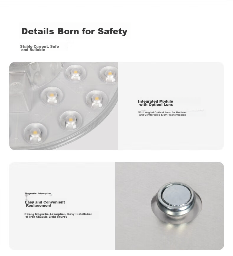 Foshan Lighting (FSL) LED Replacement Light Source, Ra97 High Color Rendering, Stepless Dimming, Circular Light Core [Full Spectrum], 40W/stepless Dimming, Φ230mm, with Terminal Block 17