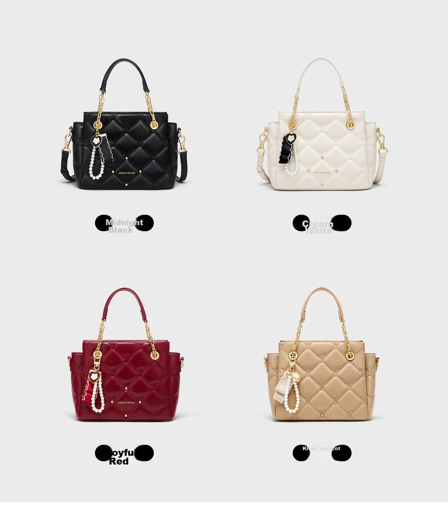 Cnoles [Ren Min's Choice] Women's Handbag, 2026 Latest Luxury Style, White Bag for Girls, Birthday Gift 8