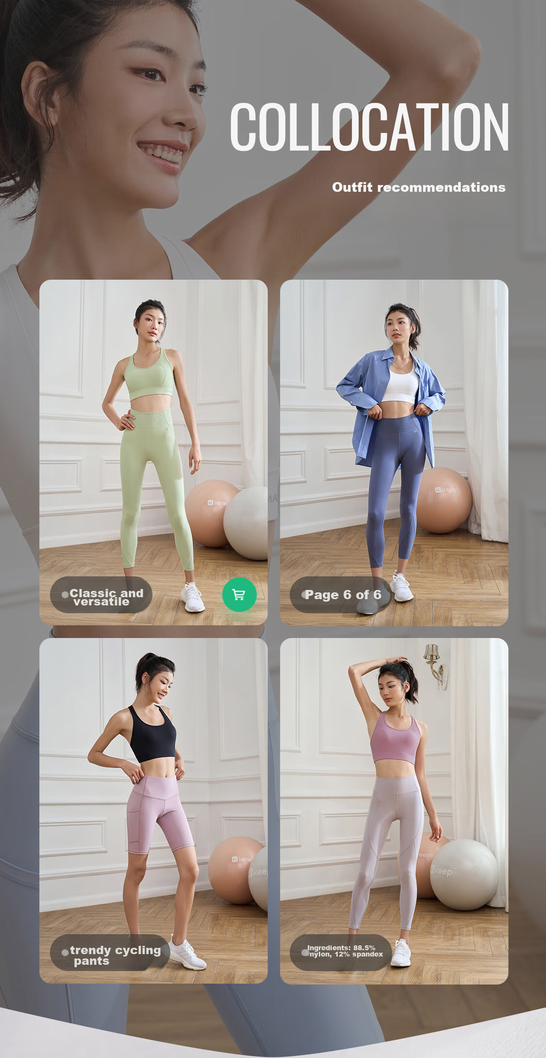 Keep High-Intensity Sports Bra, Anti-Sagging, Side Support, Training, Running, Summer Wear, Shock-Absorbing, Milkshake Purple, S 12