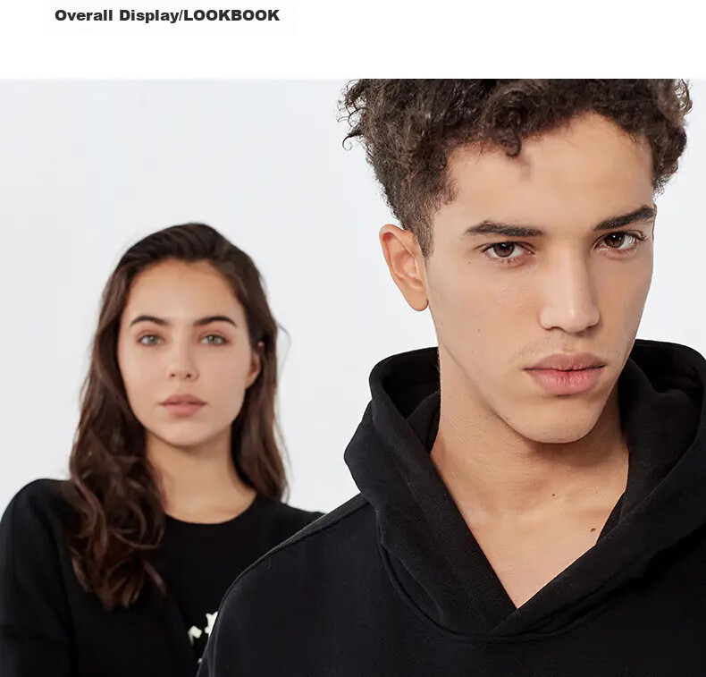 CHINISM CH Sweatshirt for Men, Spring And Autumn Classic Simple Couple's Top, Heavyweight American-Style Hoodie, Sports Casual Pullover Hooded Sweatshirt 2