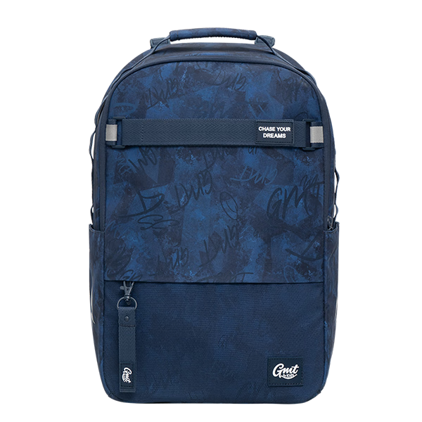 Gmt for Kids Backpack, Large Capacity Shoulder Bag for Middle And High School Students, Spine-Protecting And Load-Reducing Backpack for Grades 3-4 Men's Middle School Waist Belt, Blue