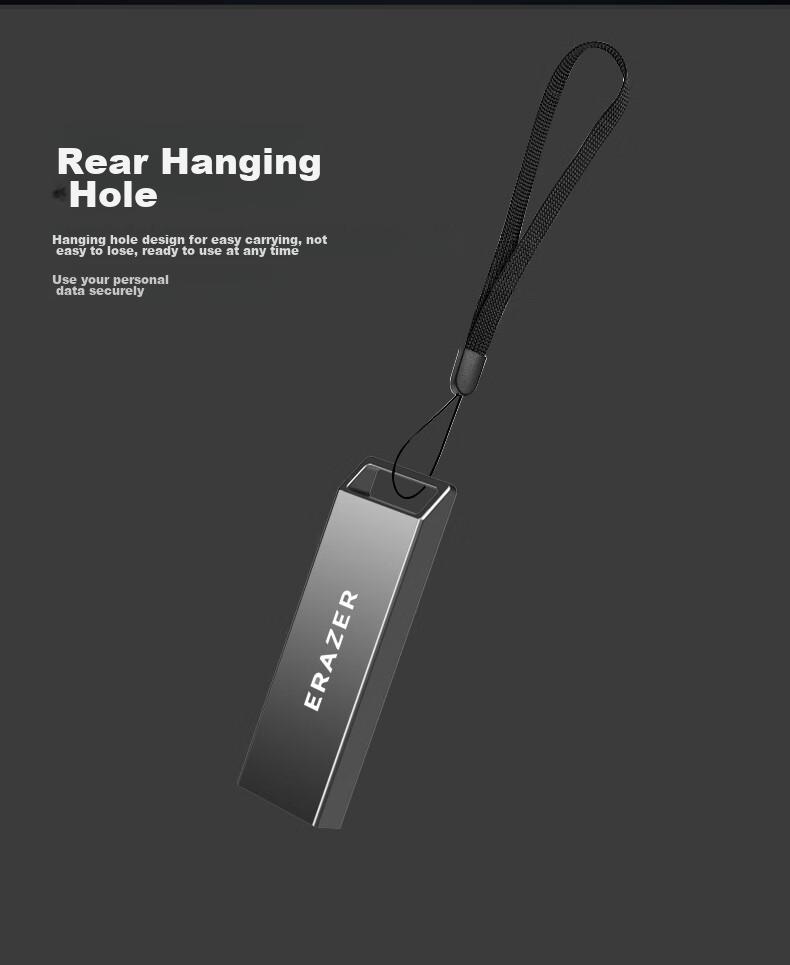 Lenovo Yinen 8GB USB 2.0 Flash Drive High-Speed Gunmetal Mini USB Car Office Metal Computer USB F100 8GB 5