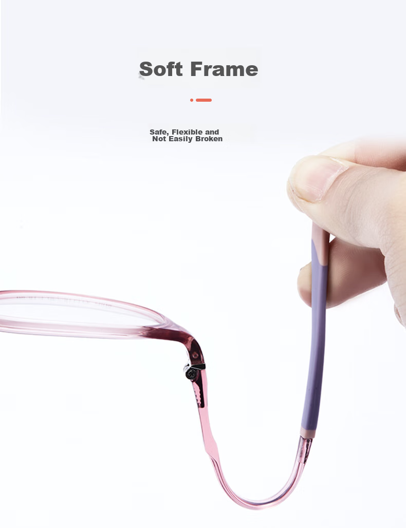 Yanjingbang Anti-Blue Light Radiation Children's Eyeglass Frames, Lightweight Comfortable Non-Prescription Glasses YJB9005 5