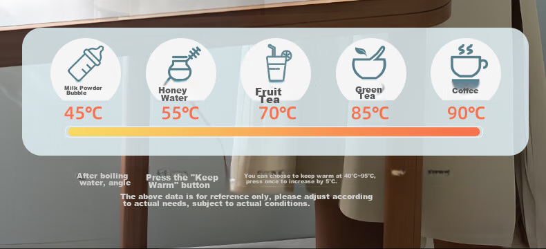 CHIGO Electric Thermos Water Boiler Multi-Temperature Household Desktop Small Drinking Water Heater 3L Large Capacity Glass Kettle RC-K30A 12