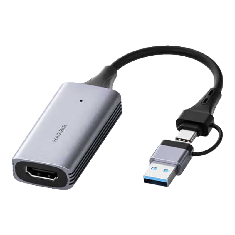 Hagibis Video Capture Card, Switch Live Streaming HDMI Converter, Type-C Capture Cable, 4K Input, PS5 Game NS Connection to Tablet And Laptop