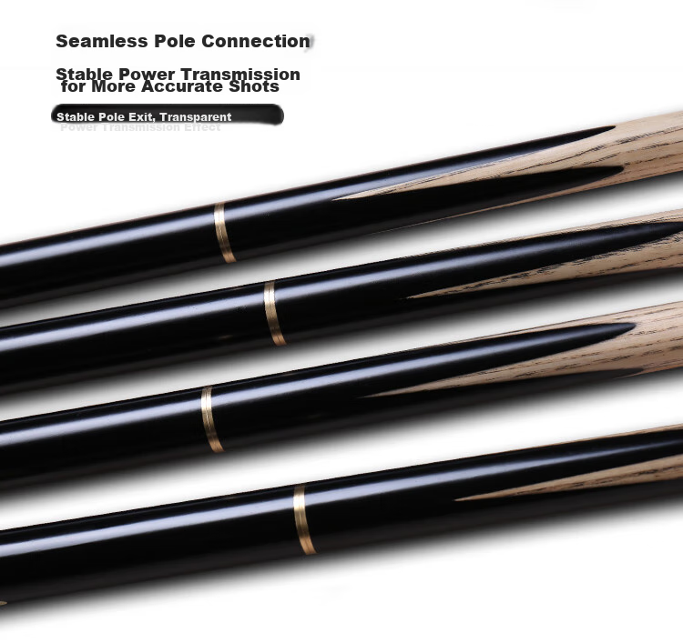 Jianying Pool Cue Tip, Detachable Snooker Cue, Black 8 Ball, Chinese Style Single Cue, Box Set, 10.2mm, Black Yao 14