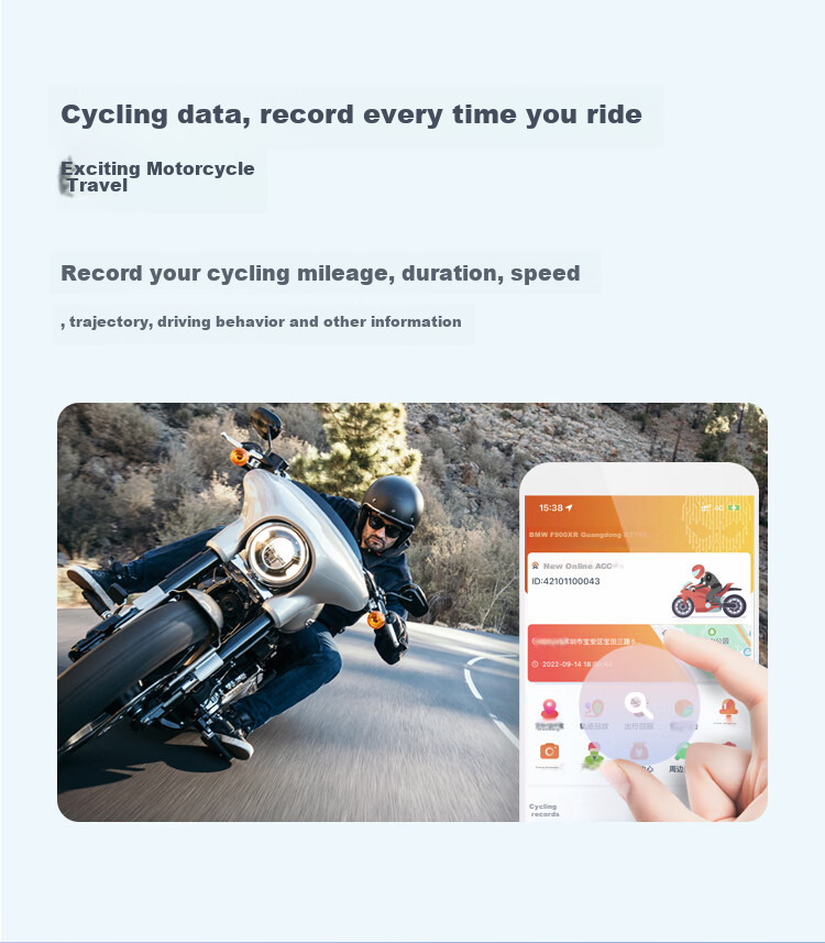 Tupozhe M3 Motorcycle Dash Cam, Smart Car System, Navigation Device, Tire Pressure Monitoring Warning, 4G Remote Live Streaming 8