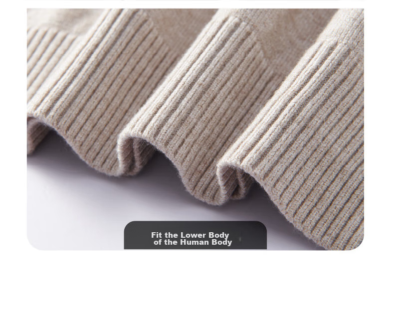 Warrior Sweater for Men, Autumn And Winter Semi-Turtleneck Knit Pullover, Warm Fleece-Lined Base Layer, Men's Knitwear And Clothing 12