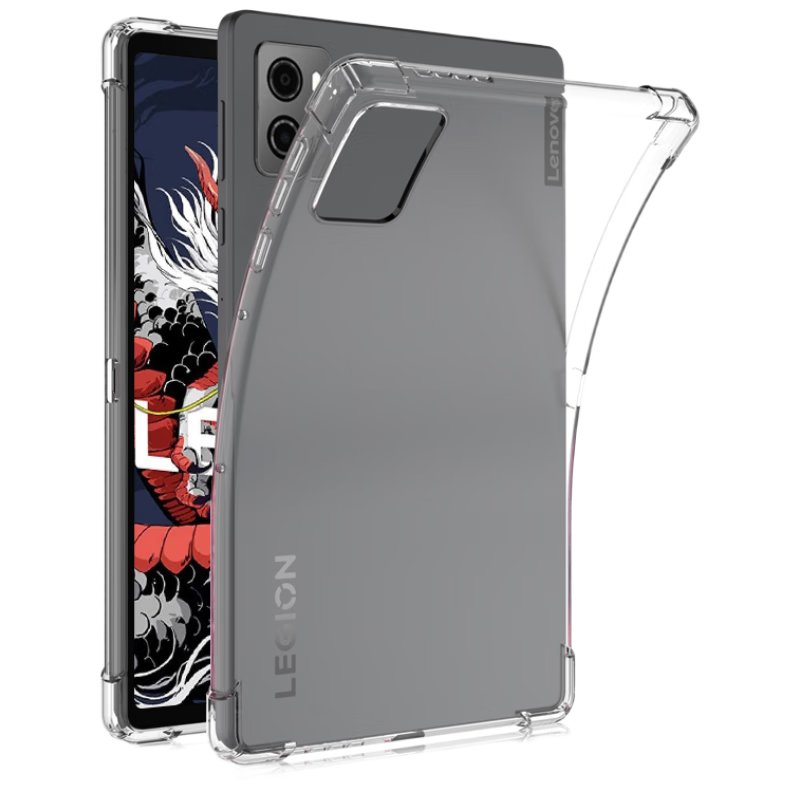 BIAZE Compatible with Lenovo Legion Y700 Third Generation Protective Case, Lenovo Tablet 8.8-Inch TPU Shockproof Transparent Soft Case PB555-Transparent White