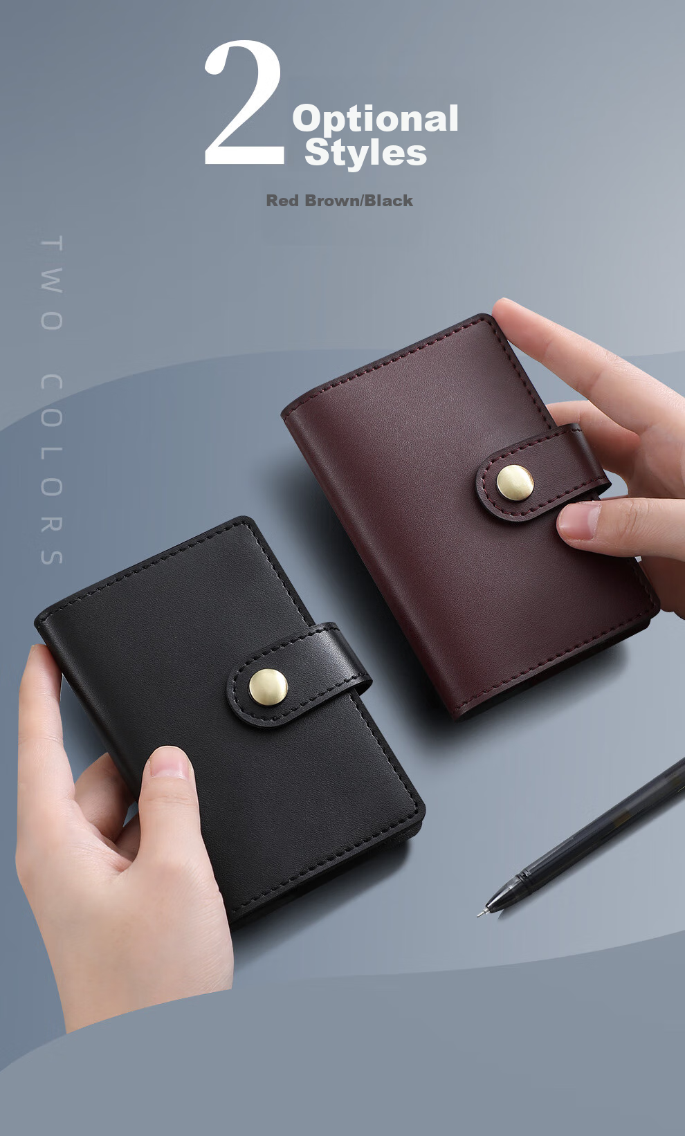 Jiaranheng A7 Genuine Leather Pocket Notebook, Portable, Carry-On, Mini Journal, Small Notebook, Planner, Diary, Customizable 2