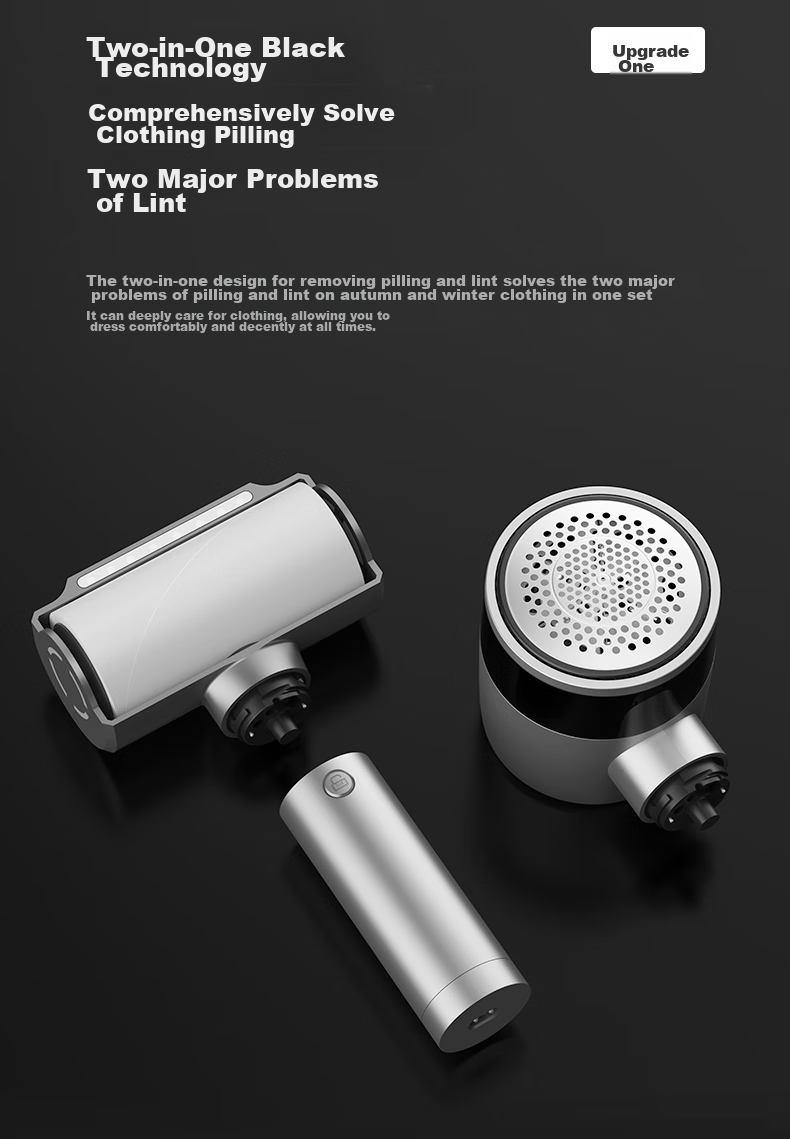 Zhigan Lint Roller, Cashmere Sweater Ball Remover, Ball Trimmer, Hair Shaver, Clothing Fluff Remover, Vacuum Cleaner, Lint Roller, Home Use Ball Remover And Shaver Two-In M32 3