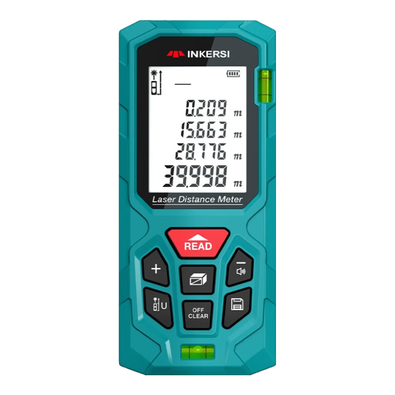 INKERSI Voice-Controlled Laser Distance Meter, 120-Meter High-Precision Electronic Ruler, Infrared Room Measuring Device, Millimeter Accuracy, KE120A