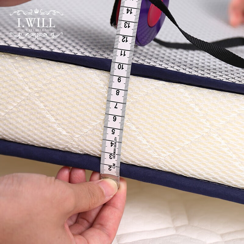 Наматрасник I-WILL Latex Foam Pad, 90x190 см, толщина 9 см, с наполнителем из латекса и пены